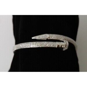Women Bracelet Silver Metal Dazzling Fashion Jewelry Wrap Around